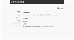Desktop Screenshot of lhsmath.org
